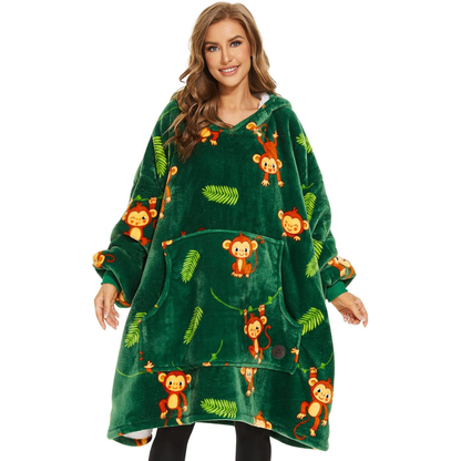 IraCozy Ultra-Soft Luxe Wearable Blanket Hoodie