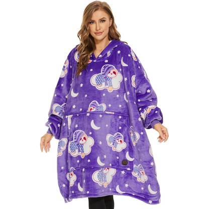 IraCozy Ultra-Soft Luxe Wearable Blanket Hoodie