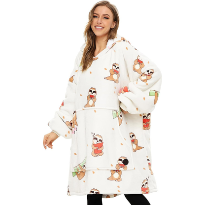 IraCozy Ultra-Soft Luxe Wearable Blanket Hoodie